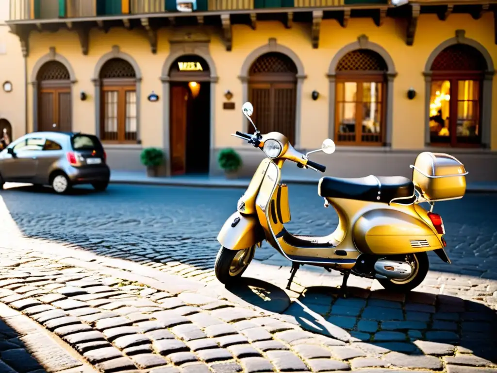 Un animado paseo por una piazza italiana en Florencia, con encantadores puestos de mercado, arquitectura histórica y la vida local