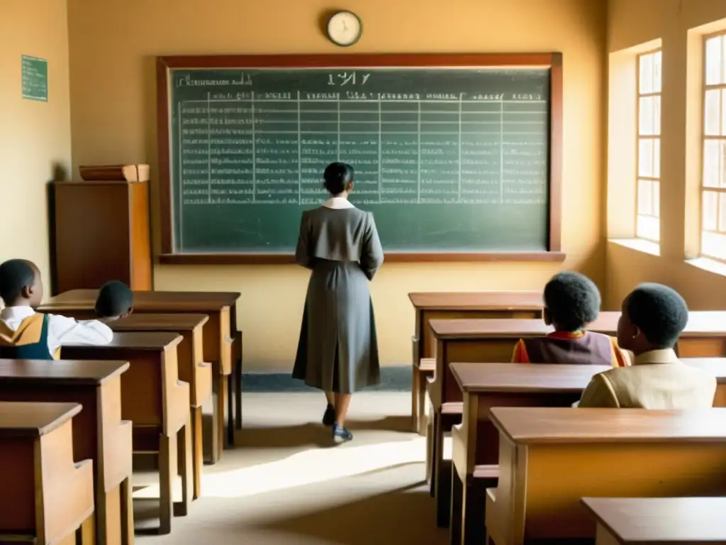 Clase de fonética con estudiantes comparando lenguas etiosemitas