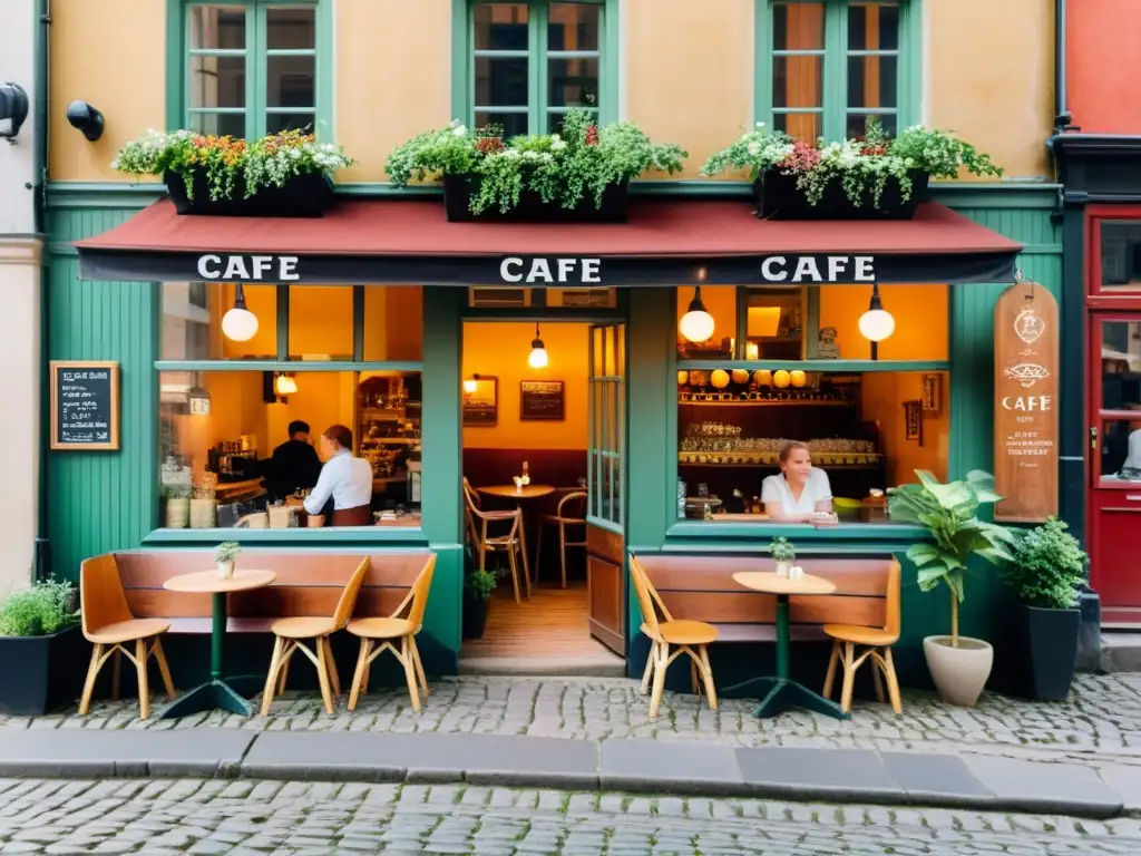 Aprende danés en Copenhague en un acogedor café vintage con vista a las pintorescas calles de la ciudad