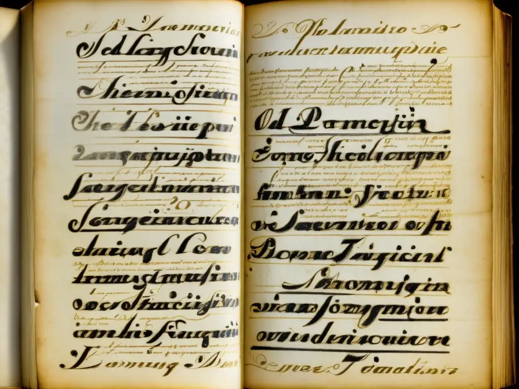 Detallado manuscrito francés antiguo evidenciando cambios fonéticos y evolución al francés moderno en caligrafía delicada y tinta desgastada