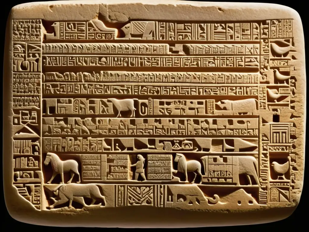 La fascinante decodificación de escrituras cuneiformes Mesopotamia en una tableta bien conservada, revelando la complejidad de la antigua escritura