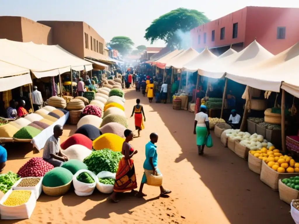 Un mercado africano bullicioso y colorido desafía los prejuicios sobre las lenguas africanas minoritarias