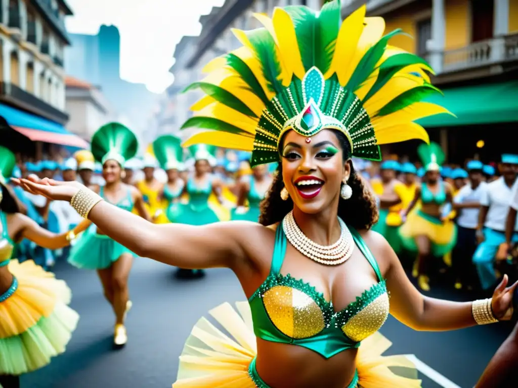 Estudia el ritmo del carnaval en Río mientras disfrutas del vibrante desfile de samba y la energía festiva de las calles de Río de Janeiro