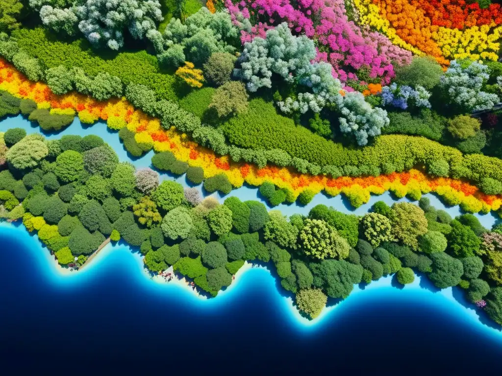 Vibrante red de lenguas en una urbe diversa, simbolizando la dinámica del cambio lingüístico en comunidades